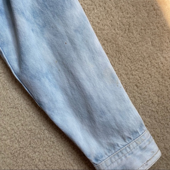 Garage Oversized Boyfriend Denim Acid Wash Jacket - Picture 5 of 8